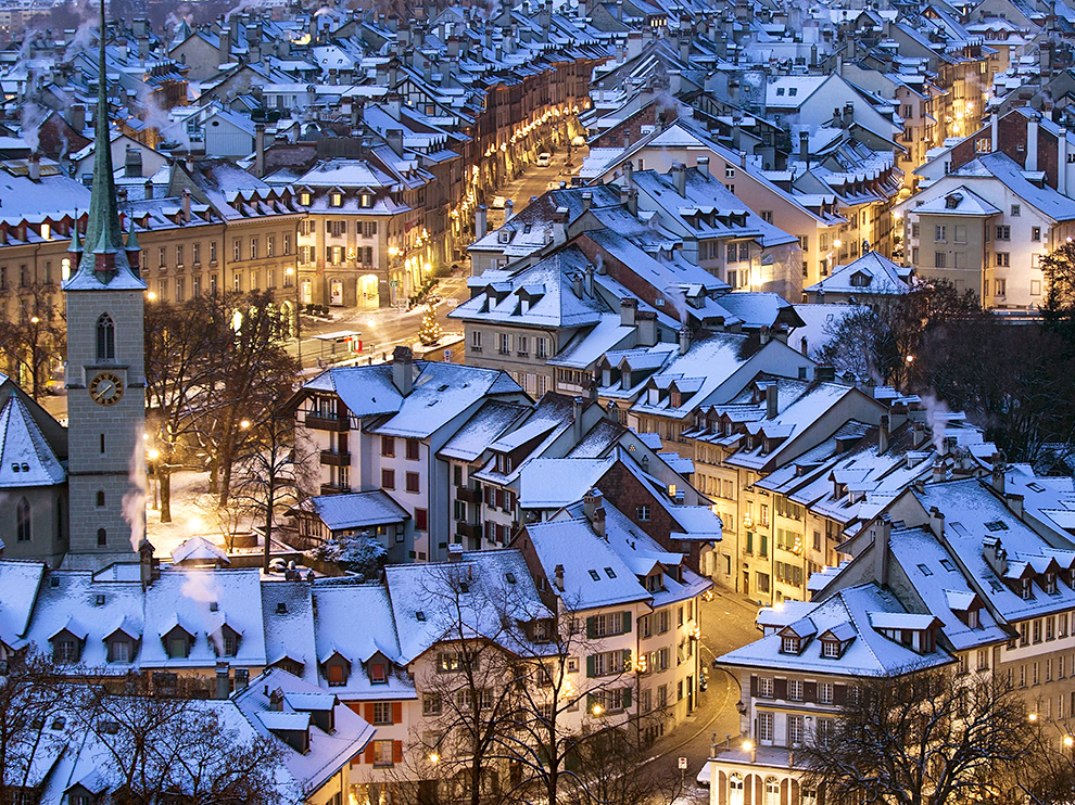 Берн (Bern), Швейцария - путеводитель по городу. Туристический маршрут по Берну с картой, достопримечательности Берна. 