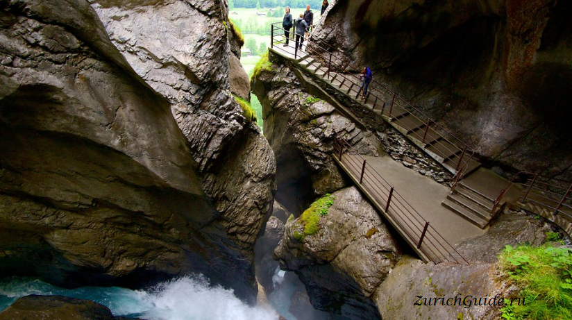Лаутербруннен (Lauterbrunnen), Швейцария - в окрестностях Интерлакена, регион Юнгфрау. Что посмотреть в Лаубербруннене - водопады Штауббах, Трюммельбах