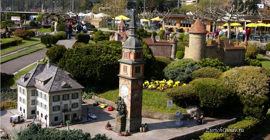 Melide-Swiss-Miniatur-01 Мелиде (Melide) и парк "Швейцария в миниатюре"
