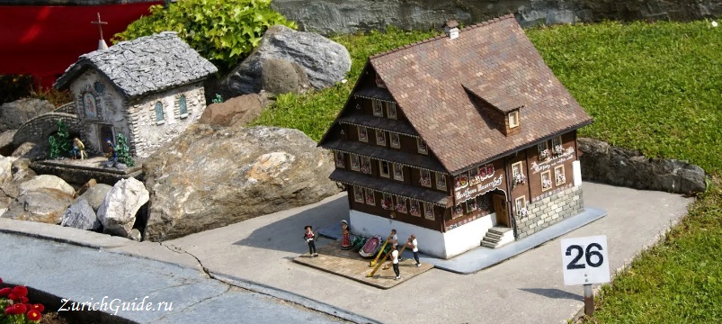 Melide-Swiss-Miniatur-26 Мелиде (Melide) и парк "Швейцария в миниатюре"