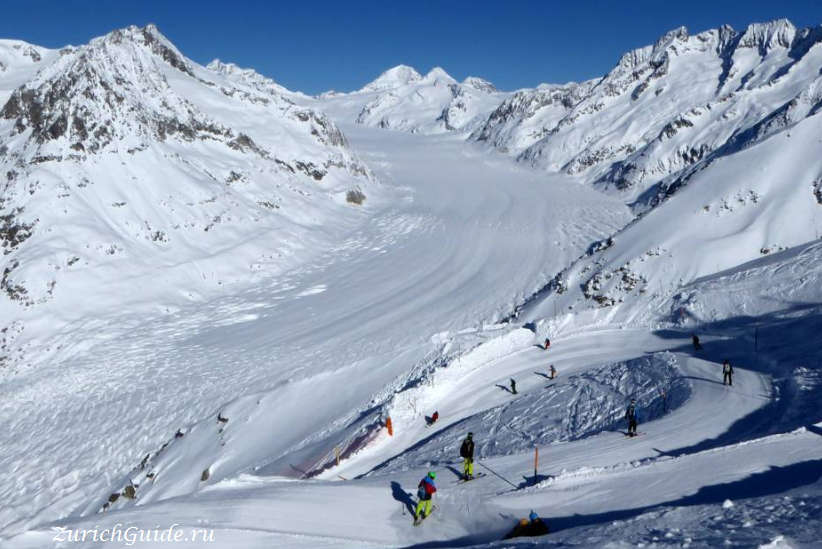 Ski resort Aletsch