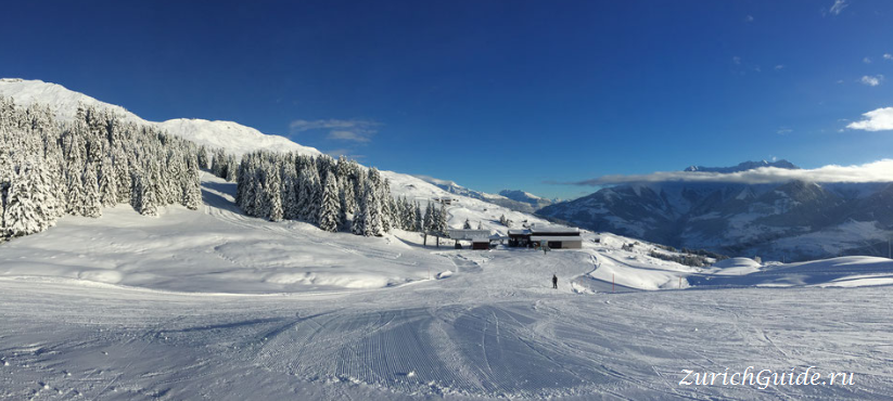 Ski resort Obersaxen Mundaun