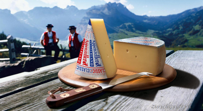 Swiss cheese Appenzeller. Швейцарский сыр
