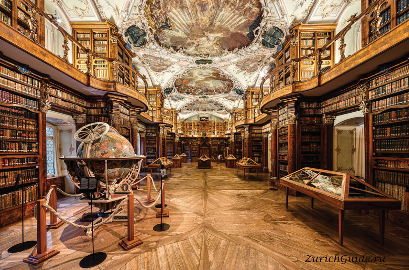 Аббатство святого Галла - St Gallen Abbey library UNESCO
