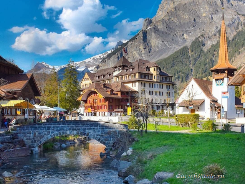 Кандерштег (Kandersteg), Швейцария - Oeschinensee, Switzerland, travel guide