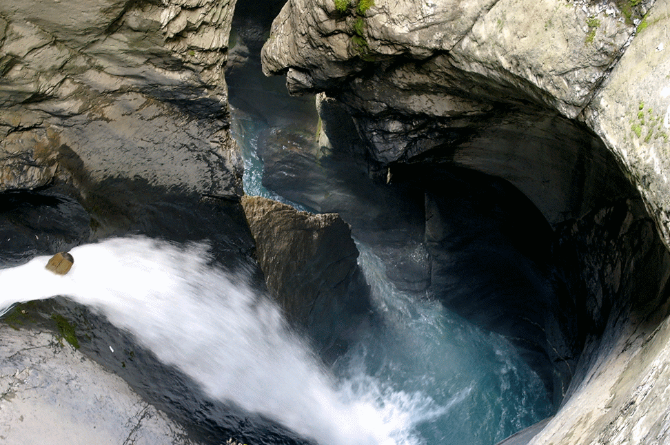 Trummelbachfall (Водопад Трбммельбах), Лаутербруннен, Швейцария