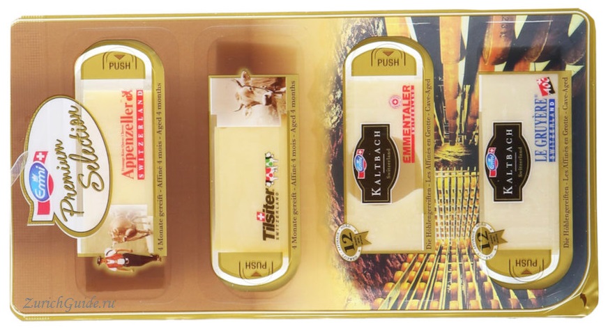 Cheese-assortie Сувениры из Швейцарии