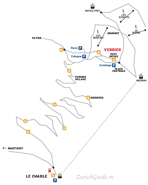 Курорт Вербье на карте. Карта курорта Verbier. Карта склонов Вербье. Вербье на карте Швейцарии.