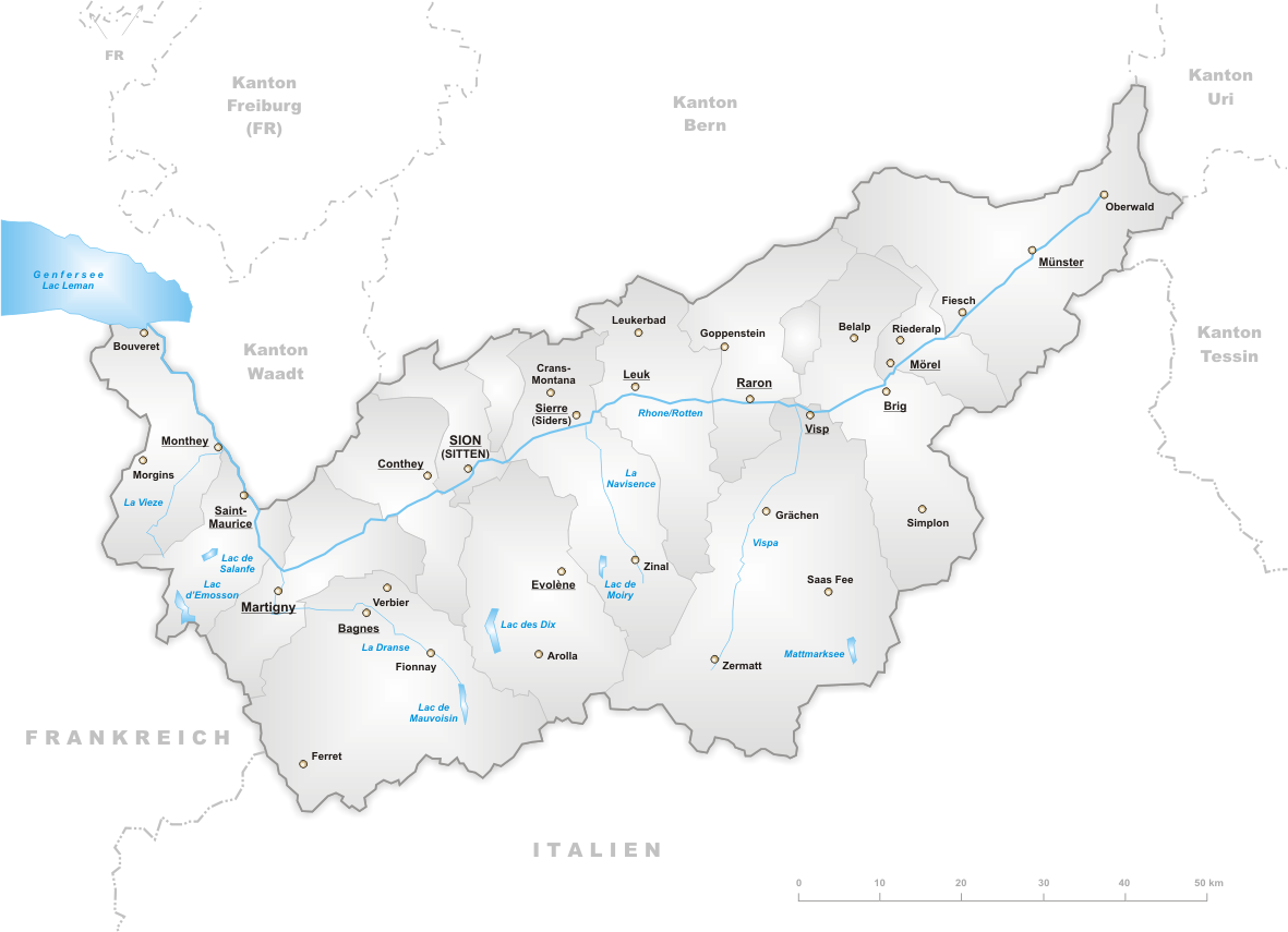 Кантон Вале (Valais)